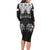 Aotearoa Waitangi Day - Toitu Te Tiriti Long Sleeve Bodycon Dress New Zealand Honour the Treaty