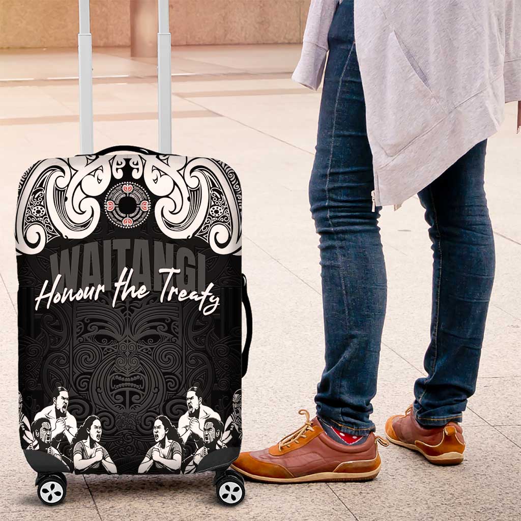 Aotearoa Waitangi Day - Toitu Te Tiriti Luggage Cover New Zealand Honour the Treaty