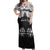 Aotearoa Waitangi Day - Toitu Te Tiriti Off Shoulder Maxi Dress New Zealand Honour the Treaty