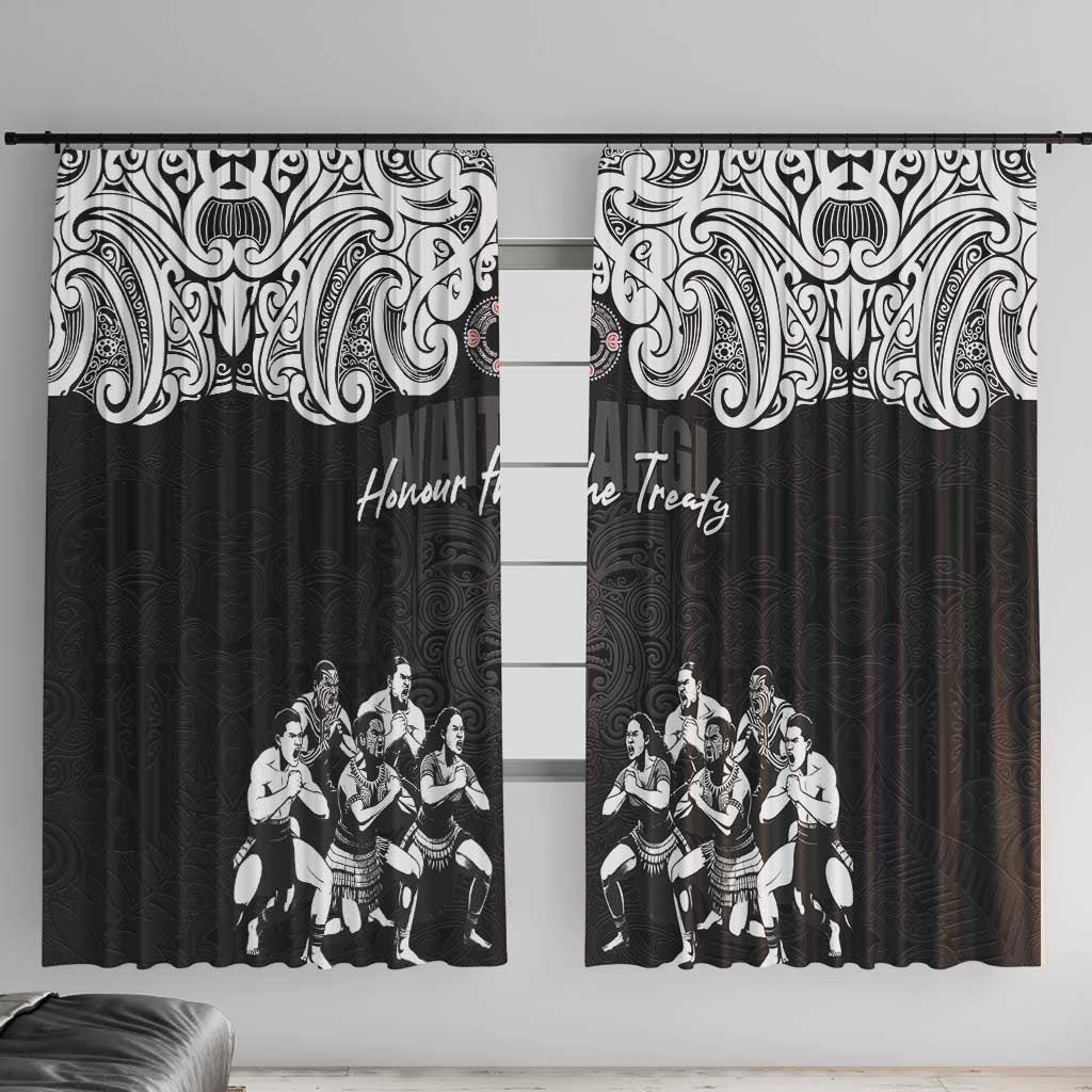 Aotearoa Waitangi Day - Toitu Te Tiriti Window Curtain New Zealand Honour the Treaty