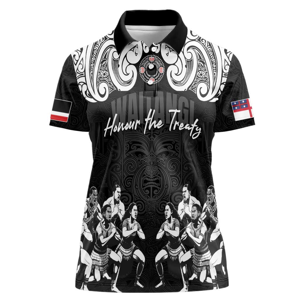 Aotearoa Waitangi Day - Toitu Te Tiriti Women Polo Shirt New Zealand Honour the Treaty