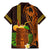 Hawaii Tiki Mask Cocktail Family Matching Mermaid Dress and Hawaiian Shirt Kakau Tattoo LT03 - Polynesian Pride