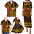 Hawaii Tiki Mask Cocktail Family Matching Puletasi and Hawaiian Shirt Kakau Tattoo LT03 - Polynesian Pride