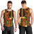 Hawaii Tiki Mask Cocktail Men Tank Top Kakau Tattoo LT03 - Polynesian Pride