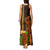 Hawaii Tiki Mask Cocktail Tank Maxi Dress Kakau Tattoo LT03 - Polynesian Pride