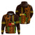 Hawaii Tiki Mask Cocktail Zip Hoodie Kakau Tattoo LT03 - Polynesian Pride