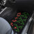 Hawaiian Green Kakau Art Tattoo-Ohia Lehua and Taro Leaves Car Mats