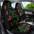 Hawaiian Green Kakau Art Tattoo-Ohia Lehua and Taro Leaves Car Seat Cover