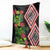 Aotearoa Tukutuku Motif Blanket Pohutukawa and Fern Leaves