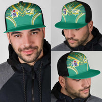 Cook Islands Rugby Mesh Trucker Cap Tatau Art Sport Style Green Color LT03 - Polynesian Pride