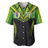 Custom Cook Islands Rugby Baseball Jersey Tatau Art Sport Style Black Color LT03 Black - Polynesian Pride