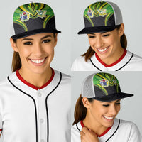Cook Islands Rugby Baseball Net Cap Tatau Art Sport Style Black Color LT03 - Polynesian Pride