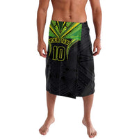 Custom Cook Islands Rugby Lavalava Tatau Art Sport Style Black Color LT03 Black - Polynesian Pride