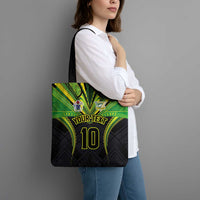 Custom Cook Islands Rugby Tote Bag Tatau Art Sport Style Black Color LT03 - Polynesian Pride