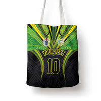 Custom Cook Islands Rugby Tote Bag Tatau Art Sport Style Black Color LT03 - Polynesian Pride