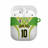 Custom Cook Islands Rugby AirPods Case Tatau Art Sport Style White Color LT03 White - Polynesian Pride