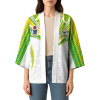 Custom Cook Islands Rugby Kimono Tatau Art Sport Style White Color LT03 - Polynesian Pride