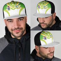 Cook Islands Rugby Mesh Trucker Cap Tatau Art Sport Style White Color LT03 - Polynesian Pride