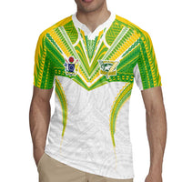 Custom Cook Islands Rugby Rugby Jersey Tatau Art Sport Style White Color LT03 - Polynesian Pride