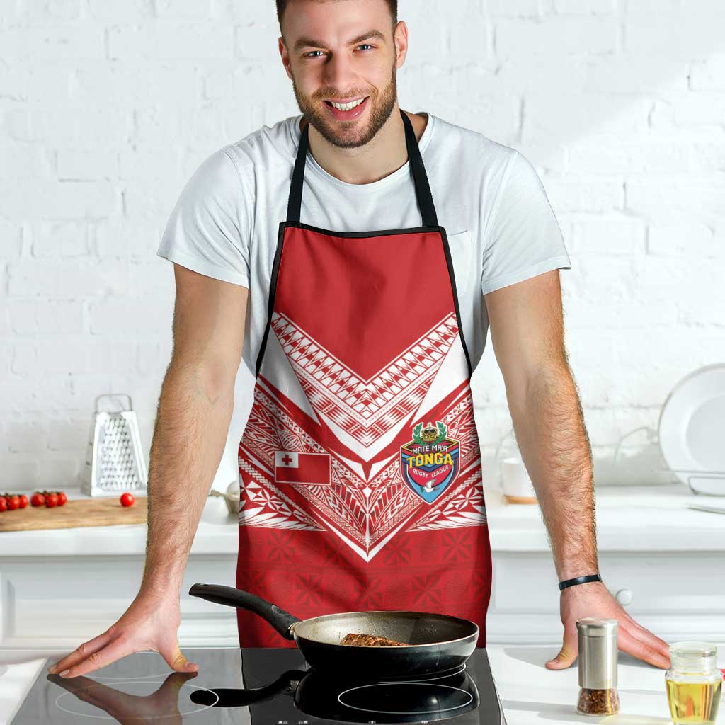 Tonga Rugby Apron Ngatu Motifs and Pacific Patterns LT03 - Polynesian Pride