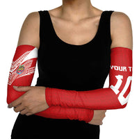 Custom Tonga Rugby Arm Sleeves Ngatu Motifs and Pacific Patterns LT03 - Polynesian Pride