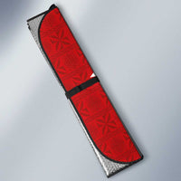 Tonga Rugby Auto Sun Shade Ngatu Motifs and Pacific Patterns LT03 - Polynesian Pride