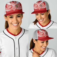 Tonga Rugby Baseball Net Cap Ngatu Motifs and Pacific Patterns LT03 - Polynesian Pride