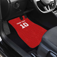 Custom Tonga Rugby Car Mats Ngatu Motifs and Pacific Patterns LT03 - Polynesian Pride
