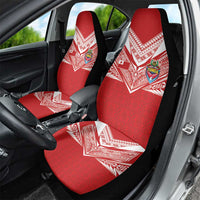 Tonga Rugby Car Seat Cover Ngatu Motifs and Pacific Patterns LT03 - Polynesian Pride