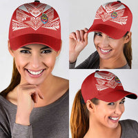 Tonga Rugby Classic Cap Ngatu Motifs and Pacific Patterns LT03 - Polynesian Pride