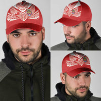 Tonga Rugby Classic Cap Ngatu Motifs and Pacific Patterns LT03 - Polynesian Pride