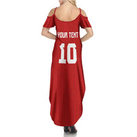 Custom Tonga Rugby Family Matching Summer Maxi Dress and Hawaiian Shirt Ngatu Motifs and Pacific Patterns LT03 - Polynesian Pride