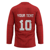 Custom Tonga Rugby Hockey Jersey Ngatu Motifs and Pacific Patterns LT03 - Polynesian Pride