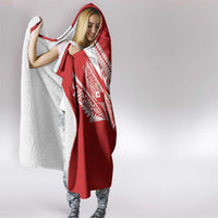 Tonga Rugby Hooded Blanket Ngatu Motifs and Pacific Patterns LT03 - Polynesian Pride
