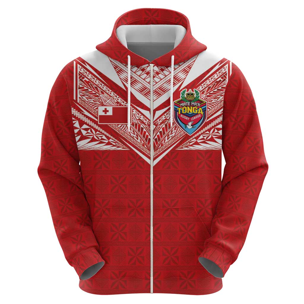 Custom Tonga Rugby Hoodie Ngatu Motifs and Pacific Patterns