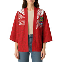 Custom Tonga Rugby Kimono Ngatu Motifs and Pacific Patterns LT03 - Polynesian Pride