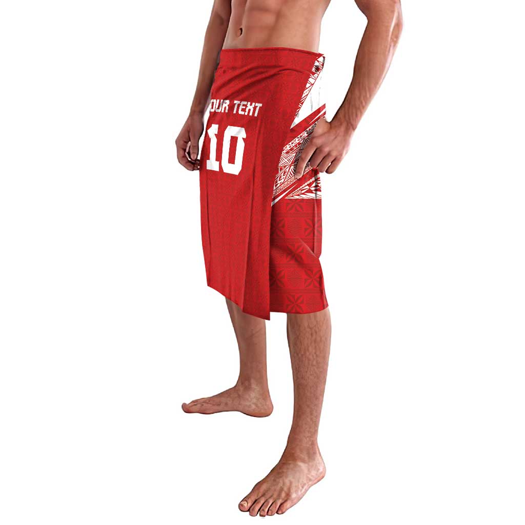 Custom Tonga Rugby Lavalava Ngatu Motifs and Pacific Patterns LT03 - Polynesian Pride