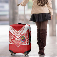 Tonga Rugby Luggage Cover Ngatu Motifs and Pacific Patterns LT03 - Polynesian Pride