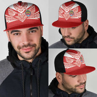 Tonga Rugby Mesh Trucker Cap Ngatu Motifs and Pacific Patterns LT03 - Polynesian Pride