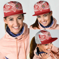 Tonga Rugby Mesh Trucker Cap Ngatu Motifs and Pacific Patterns LT03 - Polynesian Pride