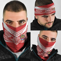 Tonga Rugby Neck Gaiter Ngatu Motifs and Pacific Patterns LT03 - Polynesian Pride