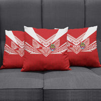Tonga Rugby Pillow Cover Ngatu Motifs and Pacific Patterns LT03 - Polynesian Pride