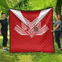 Tonga Rugby Quilt Ngatu Motifs and Pacific Patterns LT03 - Polynesian Pride