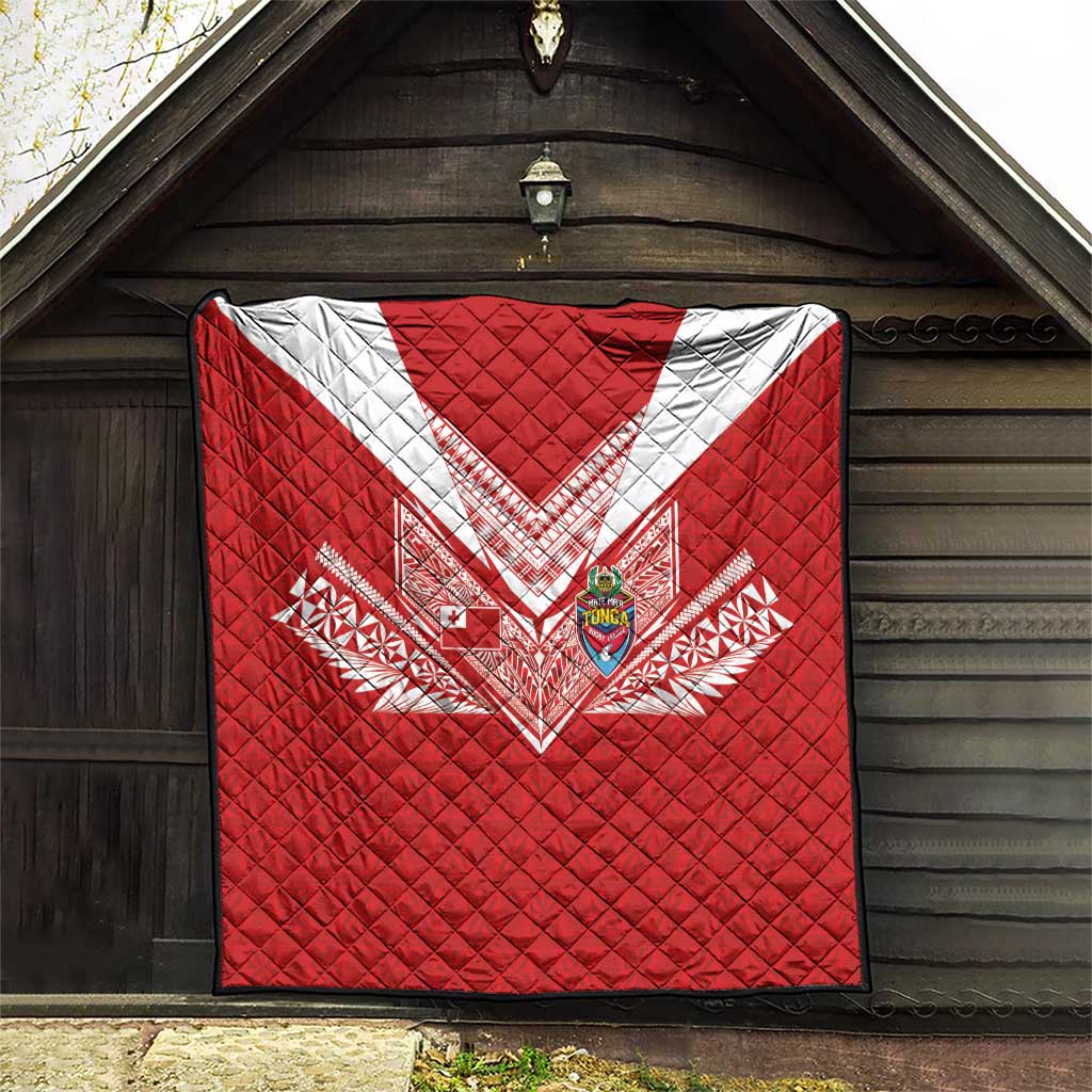 Tonga Rugby Quilt Ngatu Motifs and Pacific Patterns LT03 - Polynesian Pride