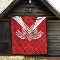 Tonga Rugby Quilt Ngatu Motifs and Pacific Patterns LT03 - Polynesian Pride