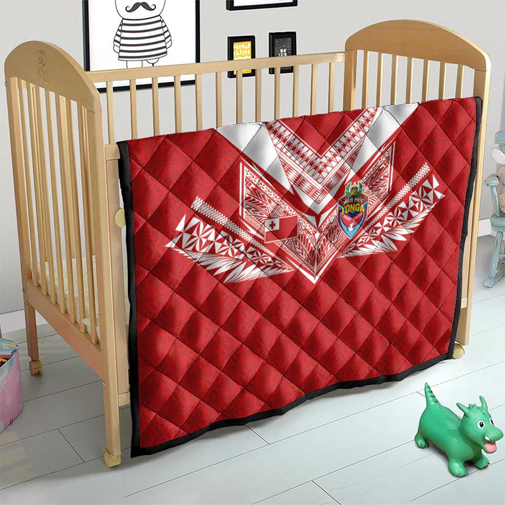 Tonga Rugby Quilt Ngatu Motifs and Pacific Patterns LT03 - Polynesian Pride