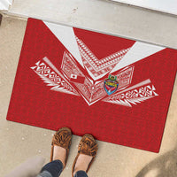 Tonga Rugby Rubber Doormat Ngatu Motifs and Pacific Patterns LT03 - Polynesian Pride