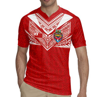 Custom Tonga Rugby Rugby Jersey Ngatu Motifs and Pacific Patterns LT03 - Polynesian Pride