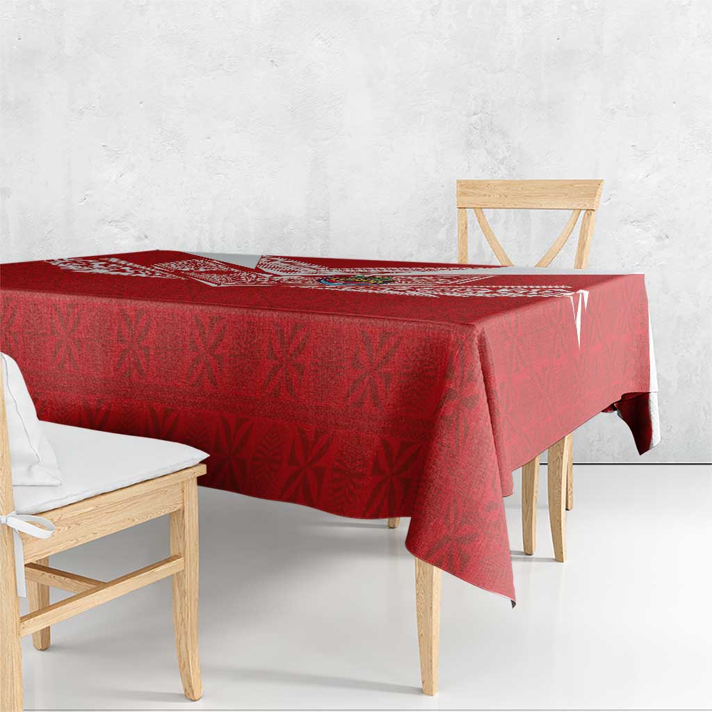 Tonga Rugby Tablecloth Ngatu Motifs and Pacific Patterns LT03 - Polynesian Pride