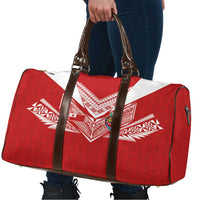 Tonga Rugby Travel Bag Ngatu Motifs and Pacific Patterns LT03 - Polynesian Pride